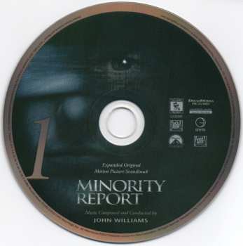 2CD John Williams: Minority Report (Expanded Original Motion Picture Soundtrack) LTD