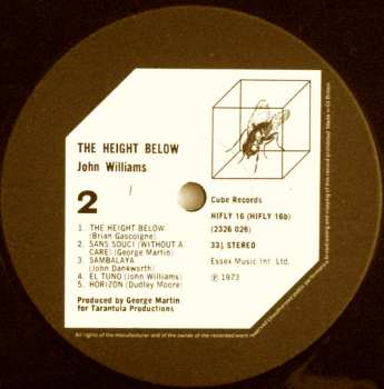LP John Williams: The Height Below