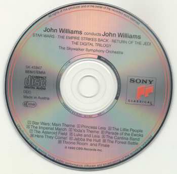 CD John Williams: John Williams Conducts John Williams - The Star Wars Trilogy