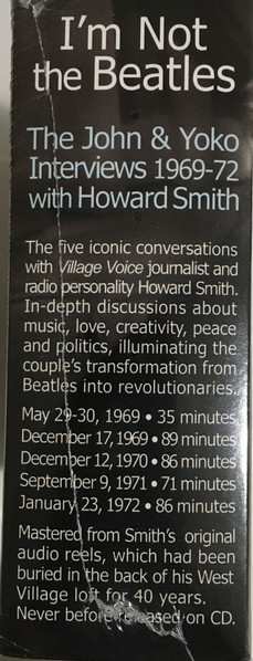 8CD/Box Set John Lennon: I'm Not The Beatles: The John & Yoko Interviews with Howard Smith 1969-72