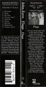 CD John Zorn: Flaga: Book Of Angels, Volume 27
