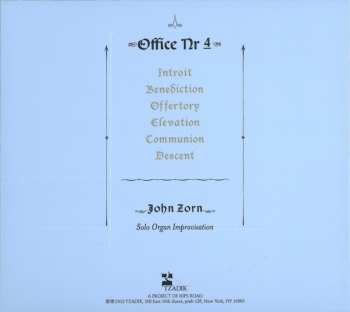 CD John Zorn: The Hermetic Organ