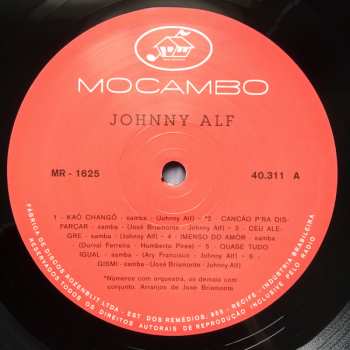 LP Johnny Alf: Johnny Alf