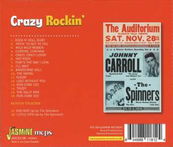 CD Johnny Carroll & His Hot Rocks: Crazy Rockin': The Singles (1956-1962)