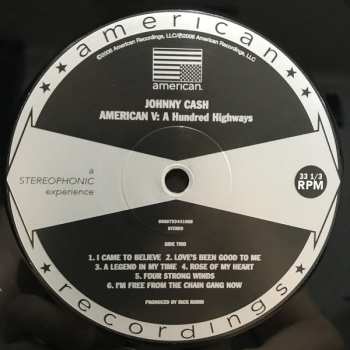 LP Johnny Cash: American V: A Hundred Highways LTD