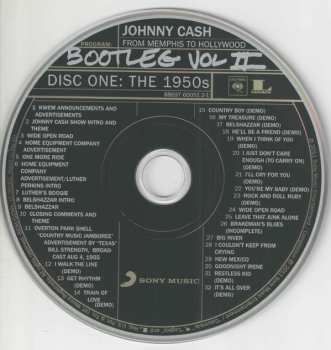 2CD Johnny Cash: Bootleg Vol II - From Memphis To Hollywood