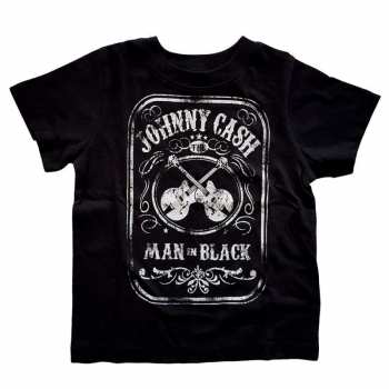 Merch Johnny Cash: Detské Toddler Tričko Man In Black 