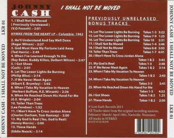 CD Johnny Cash: I Shall Not Be Moved