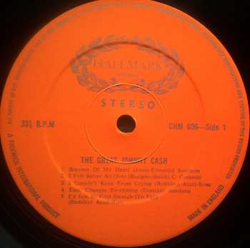 LP Johnny Cash: The Great Johnny Cash