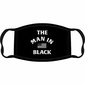 Merch Johnny Cash: Rúška Man In Black 
