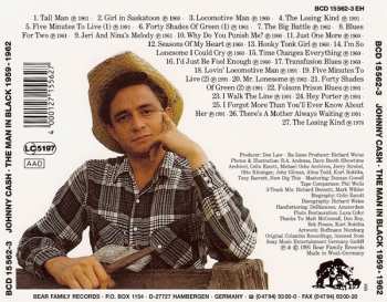 5CD/Box Set Johnny Cash: The Man In Black • 1959-'62