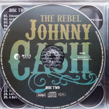 3CD Johnny Cash: The Rebel