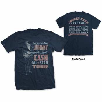 Merch Johnny Cash: Tričko All Star Tour  S