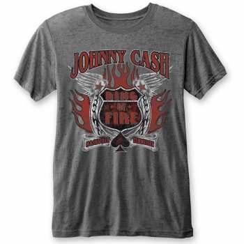 Merch Johnny Cash: Tričko Ring Of Fire 