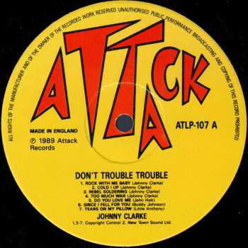 LP Johnny Clarke: Don't Trouble Trouble