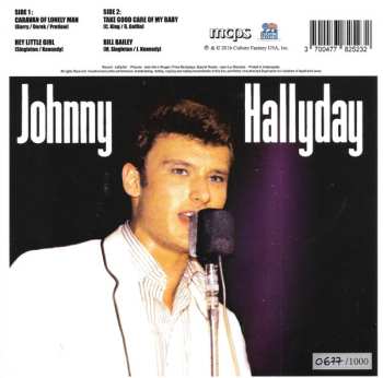 SP Johnny Hallyday: Caravan Of Lonely Men And Hey Little Girl LTD | NUM | CLR