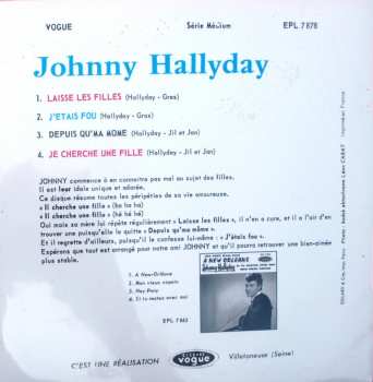 SP Johnny Hallyday: Chante Les Filles LTD | CLR