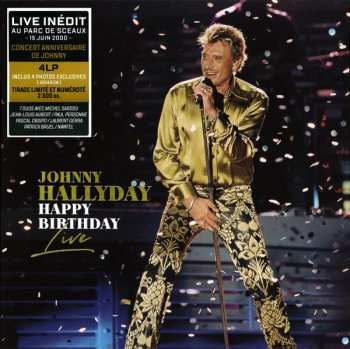 4LP/Box Set Johnny Hallyday: Happy Birthday Live - Parc De Sceaux 15.06.2000 LTD | NUM
