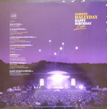 4LP/Box Set Johnny Hallyday: Happy Birthday Live - Parc De Sceaux 15.06.2000 LTD | NUM