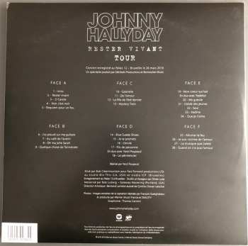 3LP Johnny Hallyday: Rester Vivant Tour DLX | LTD