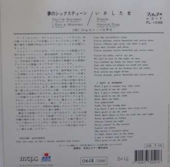 SP Johnny Hallyday: You're Sixteen / I Got A Woman CLR | LTD | NUM