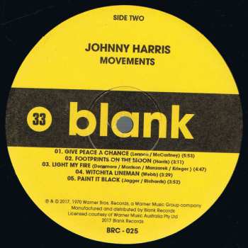 LP Johnny Harris: Movements LTD