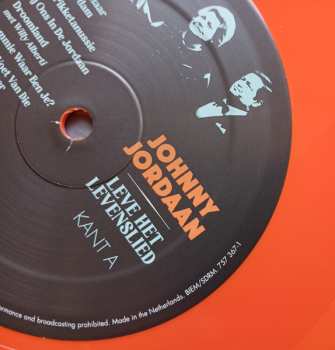 LP Johnny Jordaan: Leve Het Levenslied CLR