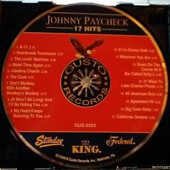 CD Johnny Paycheck: 17 Hits