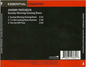 CD Johnny Paycheck: Sunday Morning Coming Down