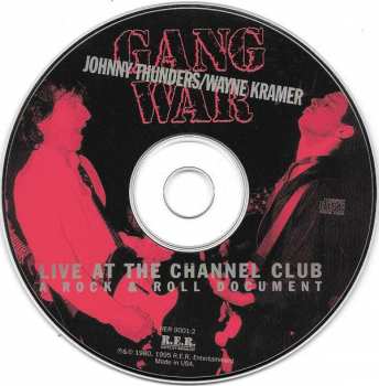 CD Johnny Thunders: Live At The Channel Club (A Rock & Roll Document)