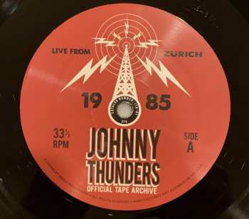 LP Johnny Thunders: Live From Zürich 1985