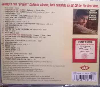 CD Johnny Tillotson: It Keeps Right on A-Hurtin' / You Can Never Stop Me Loving You