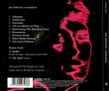 CD Jon Anderson: Animation