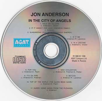 CD Jon Anderson: In The City Of Angels