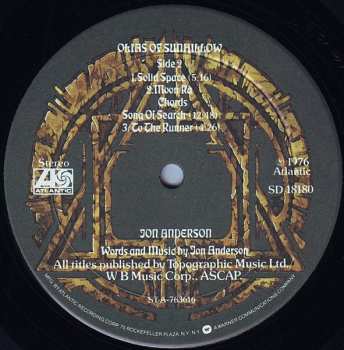 LP Jon Anderson: Olias Of Sunhillow