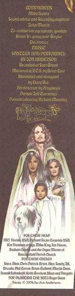 LP Jon Anderson: Olias Of Sunhillow