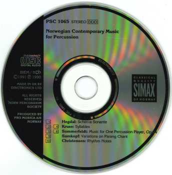 CD Jon Christensen: Norwegian Contemporary Percussion Music