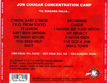 CD Jon Cougar Concentration Camp: 'Til Niagara Falls...