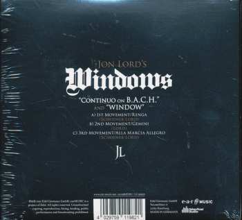 CD Jon Lord: Windows DIGI