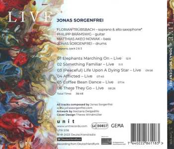 CD Jonas Sorgenfrei: Live