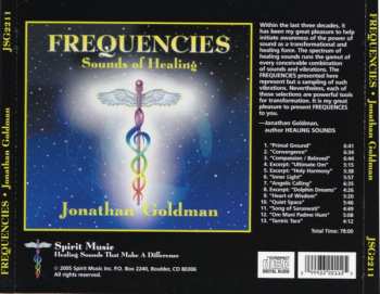 CD Jonathan Goldman: Frequencies: Sounds Of Healing