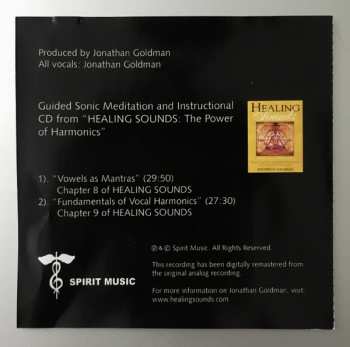 CD Jonathan Goldman: Healing Sounds Instructional 