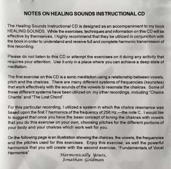 CD Jonathan Goldman: Healing Sounds Instructional 