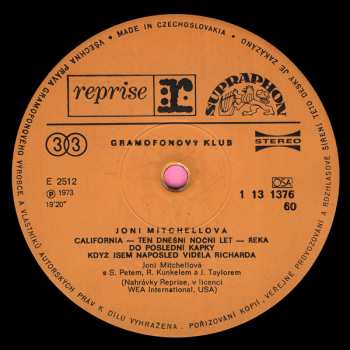 LP Joni Mitchell: Joni Mitchellová