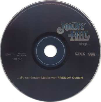 CD Jonny Hill: Johnny Hill Singt Die Schönsten Lieder Von Freddy Quinn