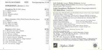 CD Soile Isokoski: Symphony No.3 • Opus Sonorum • Requiem