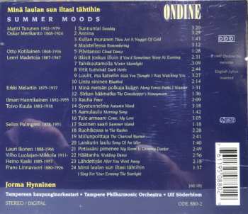 CD Jorma Hynninen: Minä Laulan Sun Iltasi Tähtihin / Summer Moods