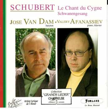 CD José van Dam: Schubert Schwanengesang