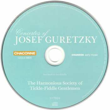 CD The Harmonious Society Of Tickle-Fiddle Gentlemen: Concertos Of Josef Guretzky