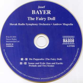 CD Slovak Radio Symphony Orchestra: The Fairy Doll